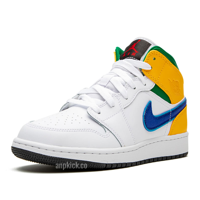 Air Jordan 1 Mid Gs Three Peat White Court Purple 554725 128 New Release Date (5) - www.kitistry.com