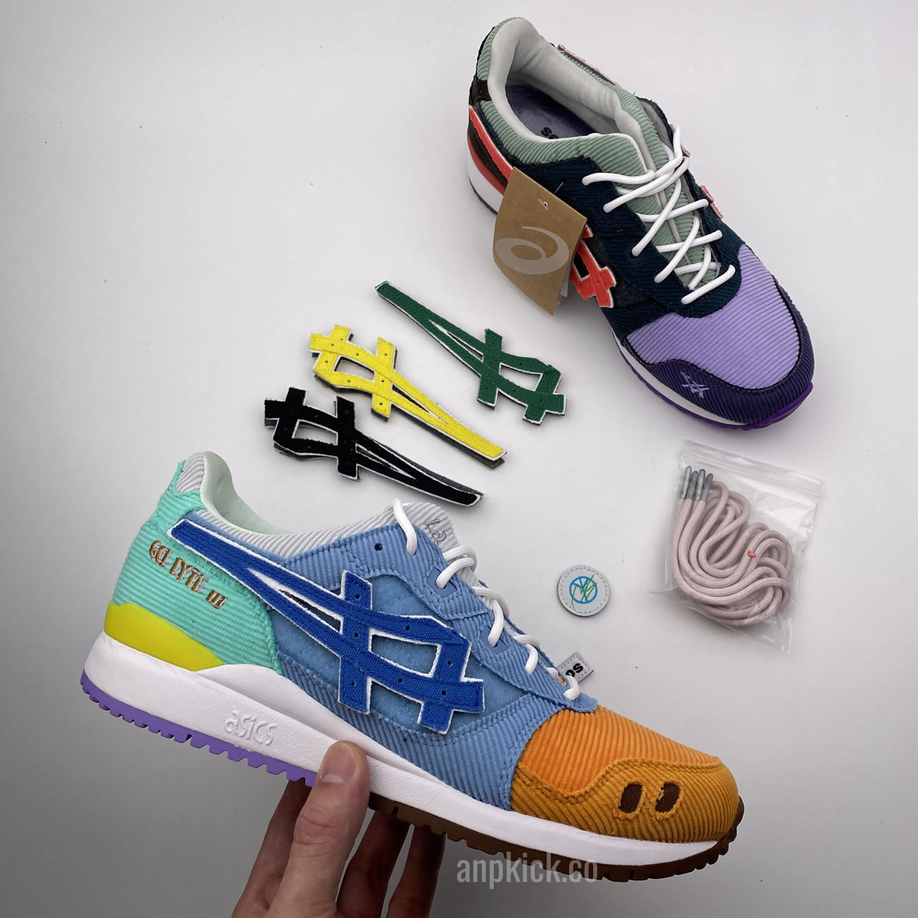 Sean Wotherspoon Atmos Asics Gel Lyte Og Shoes Multi 1203a019 000 (8) - www.kitistry.com