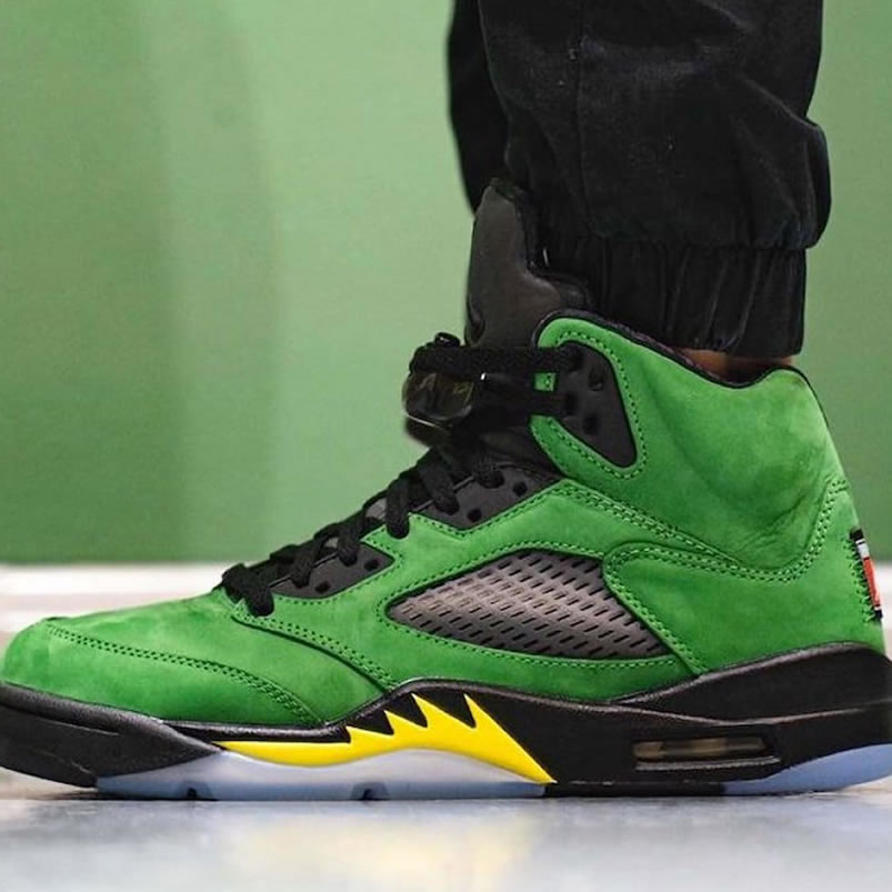 Air Jordan 5 Oregon Ducks Elevate 2020 On Feet Ck6631 307 (5) - www.kitistry.com Air Jordan 5 Oregon Ducks Elevate 2020 On Feet Ck6631 307 (5) - www.kitistry.com