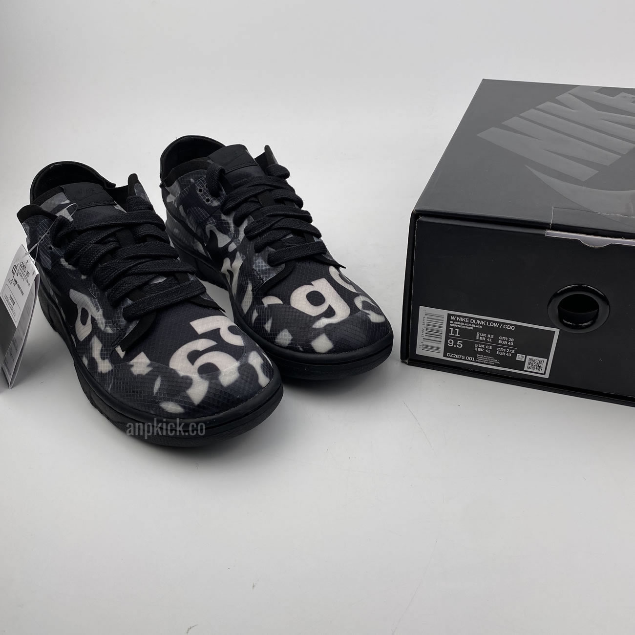 Comme Des Garcons Cdg Nike Dunk Low Black Cz2675 001 (12) - www.kitistry.com Comme Des Garcons Cdg Nike Dunk Low Black Cz2675 001 (12) - www.kitistry.com