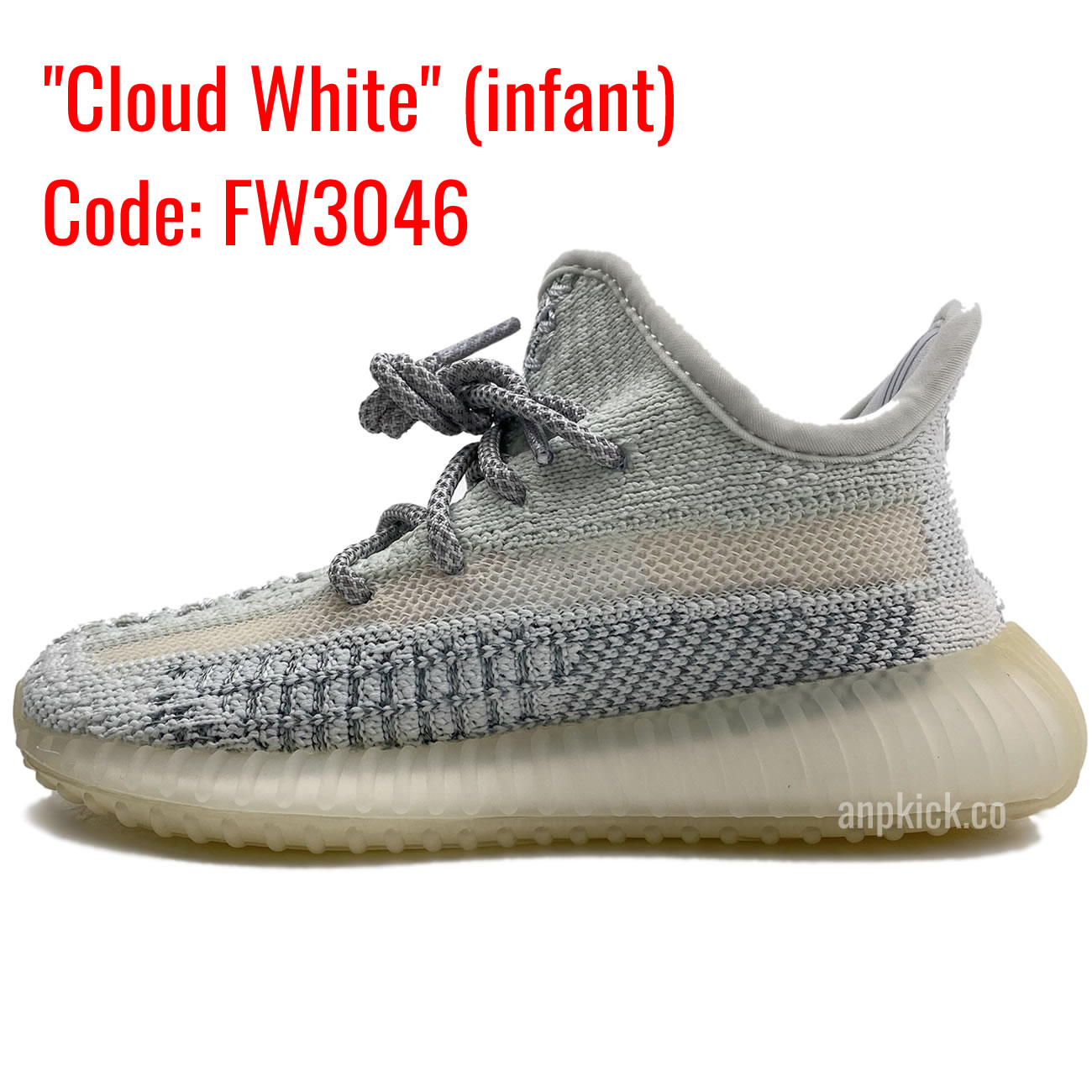 Infants Cloud White Fw3046 - www.kitistry.com