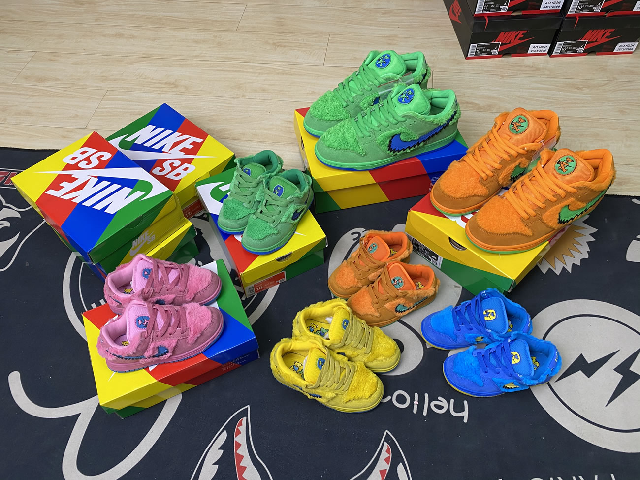 Kids Childrens Grateful Dead Bears Nike Sb Dunk Low Yellow Pink Orange Blue Green Release For Sale (3) - www.kitistry.com Kids Childrens Grateful Dead Bears Nike Sb Dunk Low Yellow Pink Orange Blue Green Release For Sale (3) - www.kitistry.com