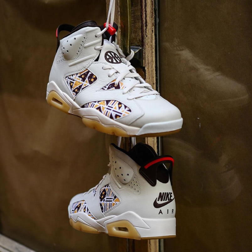 Air Jordan 6 Retro Quai 54 2020 Sail Baroque Brown Cz4152 100 (7) - www.kitistry.com
