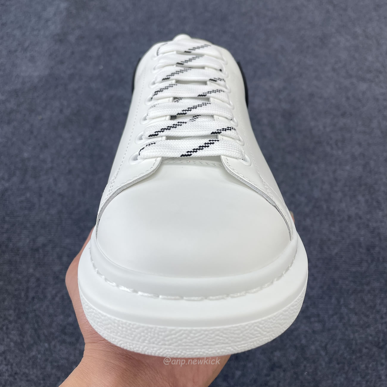 Alexander Mcqueen Oversized Sneaker White Black 625156 Whxmt 9074 (5) - www.kitistry.com