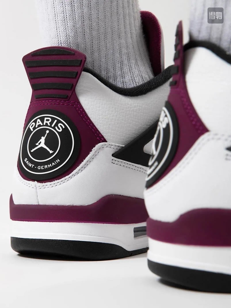 Air Jordan 4 Retro Paris Saint Germain Psg Neutral Grey Bordeaux On Feet Cz5624 100 (5) - www.kitistry.com Air Jordan 4 Retro Paris Saint Germain Psg Neutral Grey Bordeaux On Feet Cz5624 100 (5) - www.kitistry.com