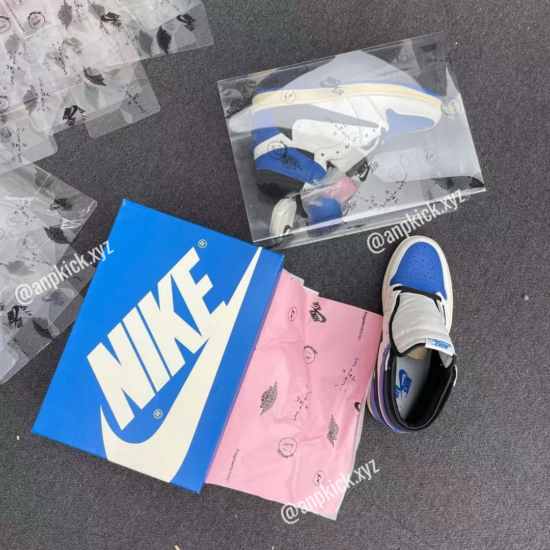 Anpkick Travis Scott Air Jordan 1 High Og Sp Military Blue Collab Fragment Cactus Jack Royal New Box (2) - www.kitistry.com