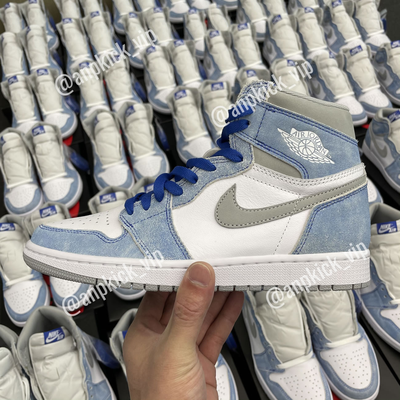 Air Jordan 1 Retro High Og Hyper Royal Anpkick Mens 555088 402 Gs 575441 402 (7) - www.kitistry.com