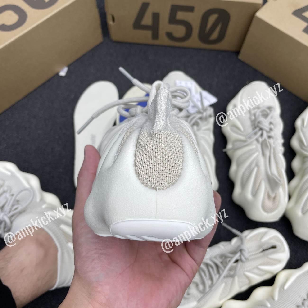 Adidas Yeezy 450 Cloud White Anpkick H68038 (2) - www.kitistry.com Adidas Yeezy 450 Cloud White Anpkick H68038 (2) - www.kitistry.com