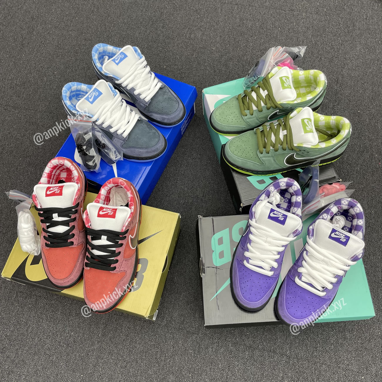 Anpkick Nike Sb Dunk Low Concepts Blue Green Purple Red Lobster 4 Colors (2) - www.kitistry.com Anpkick Nike Sb Dunk Low Concepts Blue Green Purple Red Lobster 4 Colors (2) - www.kitistry.com