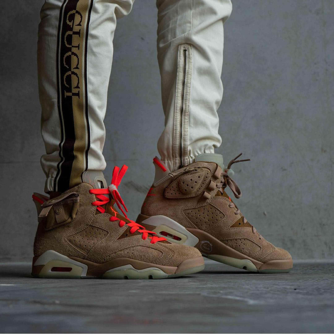 Travis Scott Air Jordan 6 Retro British Khaki On Feet Dh0690 200 (2) - www.kitistry.com Travis Scott Air Jordan 6 Retro British Khaki On Feet Dh0690 200 (2) - www.kitistry.com