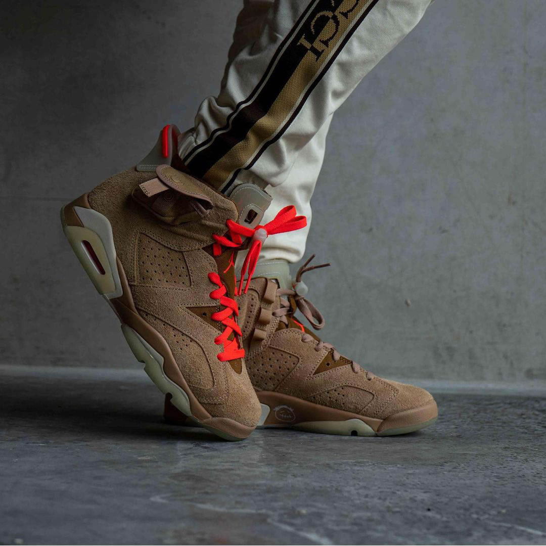 Travis Scott Air Jordan 6 Retro British Khaki On Feet Dh0690 200 (3) - www.kitistry.com Travis Scott Air Jordan 6 Retro British Khaki On Feet Dh0690 200 (3) - www.kitistry.com