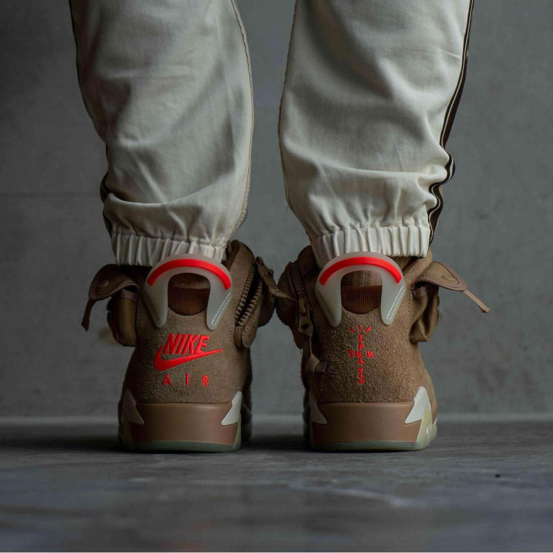 Travis Scott Air Jordan 6 Retro British Khaki On Feet Dh0690 200 (9) - www.kitistry.com Travis Scott Air Jordan 6 Retro British Khaki On Feet Dh0690 200 (9) - www.kitistry.com