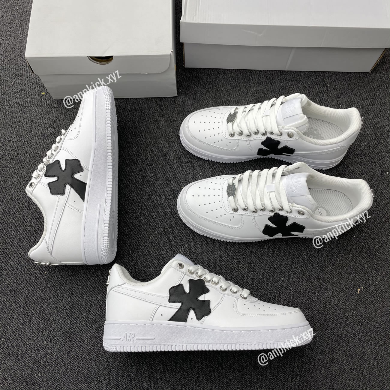 Nike Air Force One Af1 Chrome Hearts Custom Diy 315122 111 (3) - www.kitistry.com Nike Air Force One Af1 Chrome Hearts Custom Diy 315122 111 (3) - www.kitistry.com