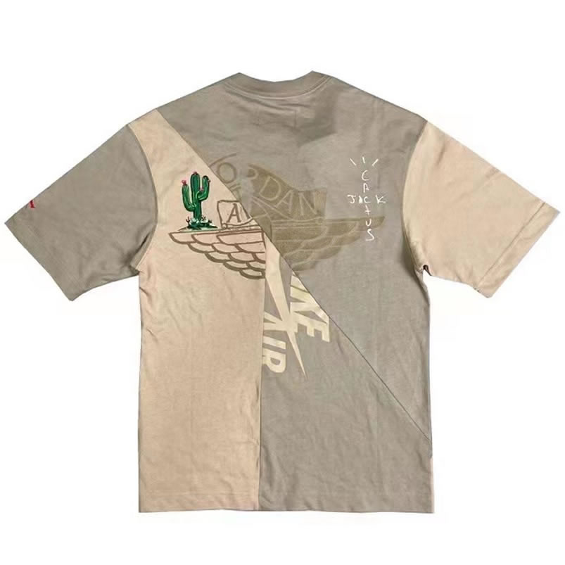 Travis Scott Cactus Jack Jordan T Shirt Khaki Desert (2) - www.kitistry.com Travis Scott Cactus Jack Jordan T Shirt Khaki Desert (2) - www.kitistry.com