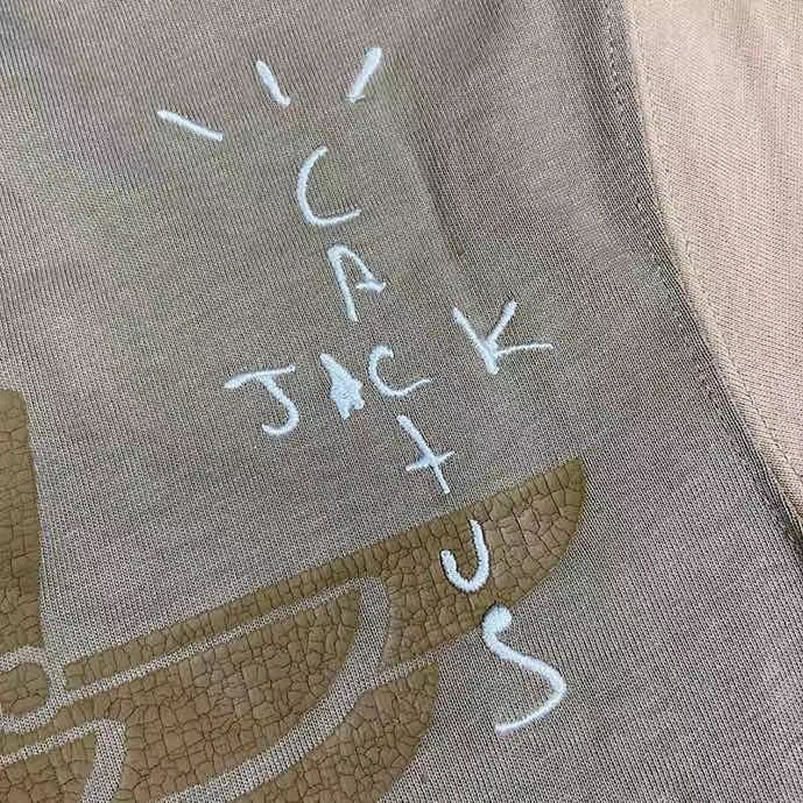 Travis Scott Cactus Jack Jordan T Shirt Khaki Desert (7) - www.kitistry.com Travis Scott Cactus Jack Jordan T Shirt Khaki Desert (7) - www.kitistry.com