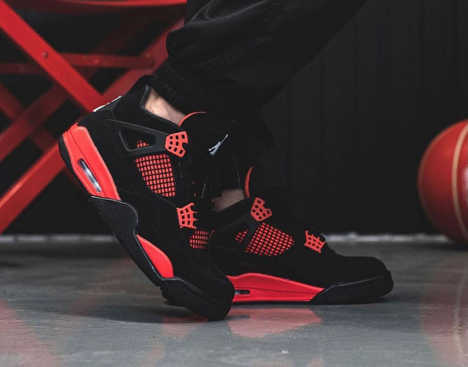 Air Jordan 4 Red Thunder Black White Red Ct8527 016 On Feet (2) - www.kitistry.com Air Jordan 4 Red Thunder Black White Red Ct8527 016 On Feet (2) - www.kitistry.com