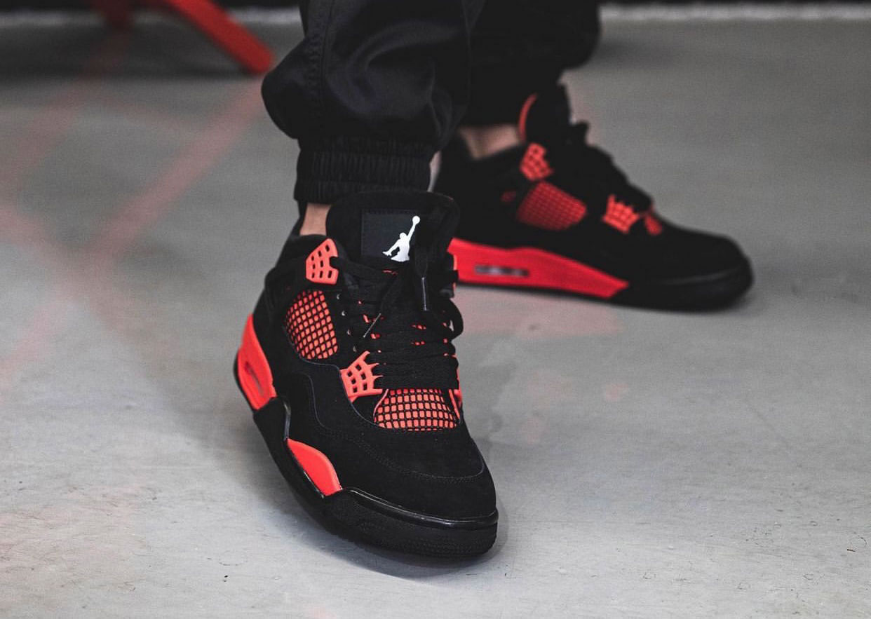 Air Jordan 4 Red Thunder Black White Red Ct8527 016 On Feet (4) - www.kitistry.com Air Jordan 4 Red Thunder Black White Red Ct8527 016 On Feet (4) - www.kitistry.com