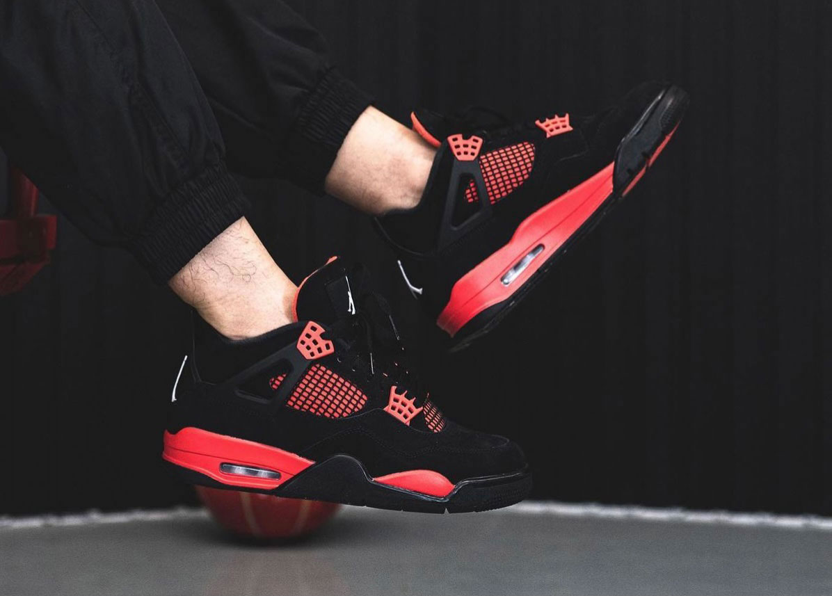 Air Jordan 4 Red Thunder Black White Red Ct8527 016 On Feet (6) - www.kitistry.com Air Jordan 4 Red Thunder Black White Red Ct8527 016 On Feet (6) - www.kitistry.com