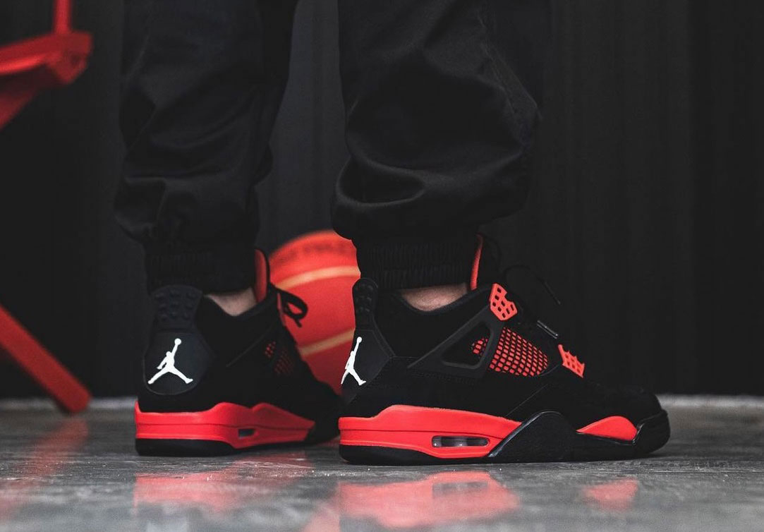 Air Jordan 4 Red Thunder Black White Red Ct8527 016 On Feet (7) - www.kitistry.com Air Jordan 4 Red Thunder Black White Red Ct8527 016 On Feet (7) - www.kitistry.com