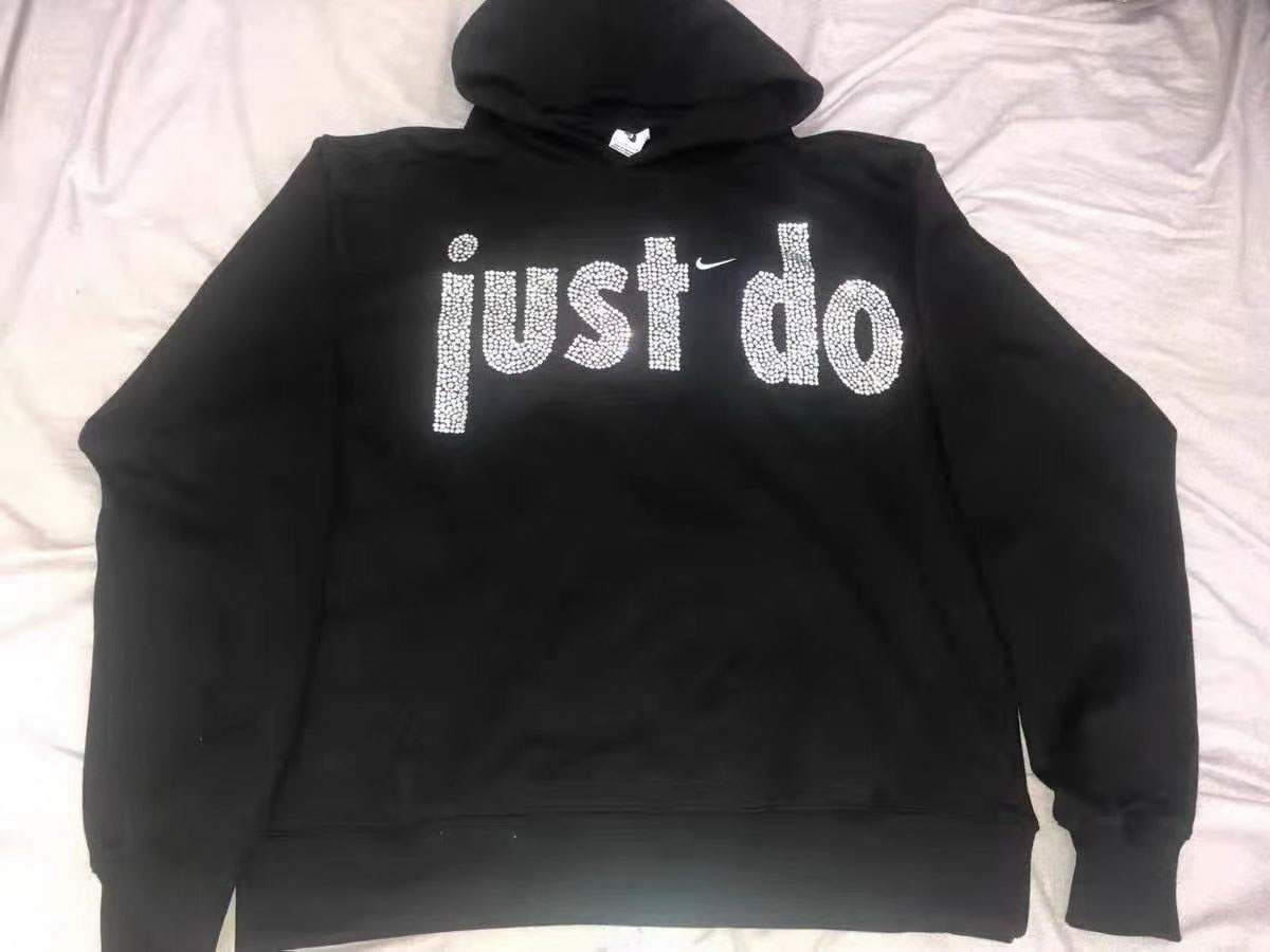 Nike Just Do It Hoodie Black (5) - www.kitistry.com