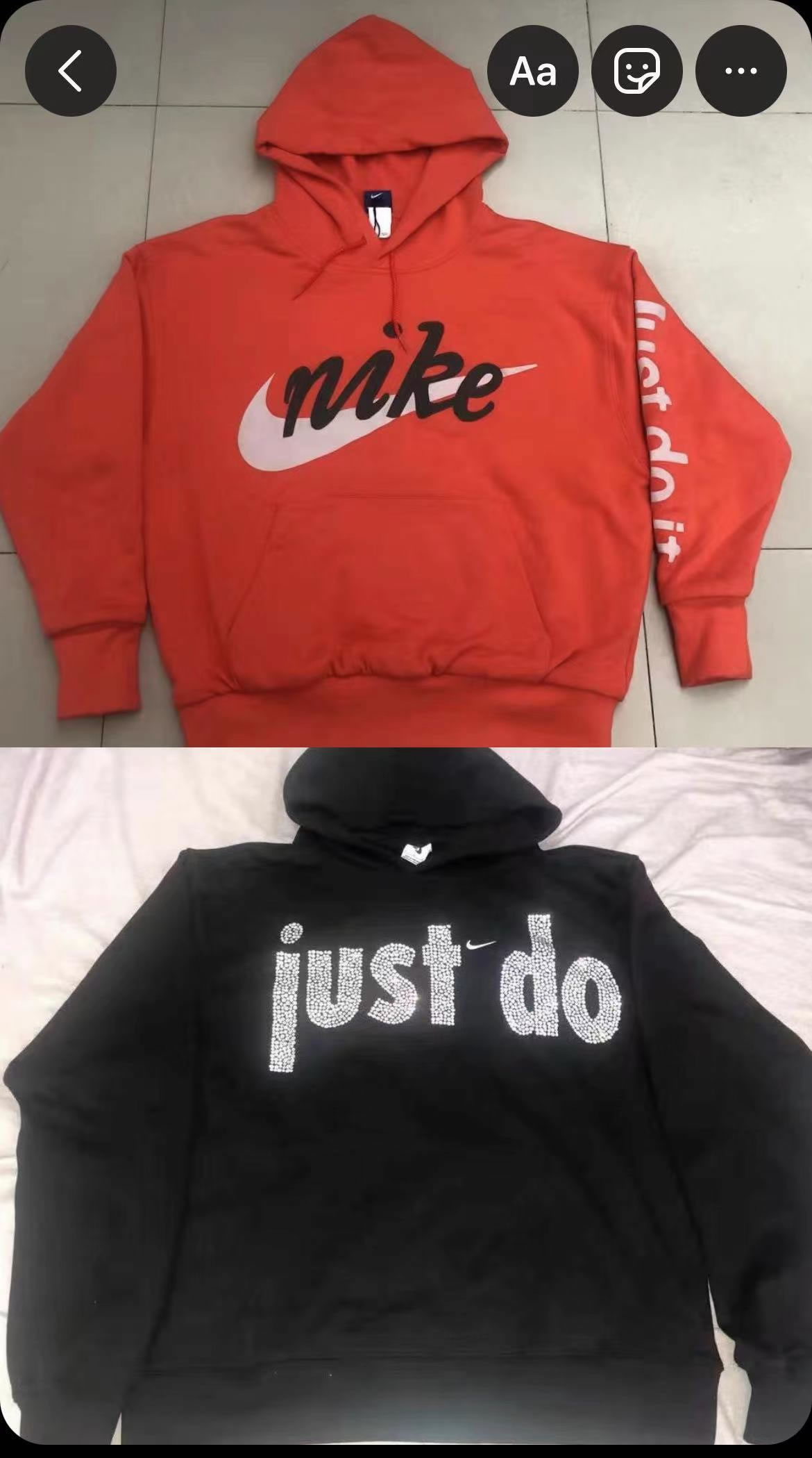 Nike Just Do It Hoodie Black Orange (2) - www.kitistry.com