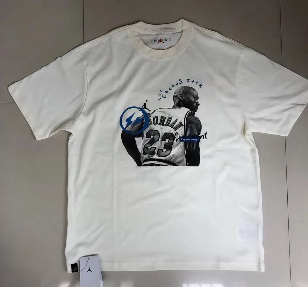 Travis Scott Cactus Jack Jordan T Shirt Khaki Desert White (3) - www.kitistry.com Travis Scott Cactus Jack Jordan T Shirt Khaki Desert White (3) - www.kitistry.com
