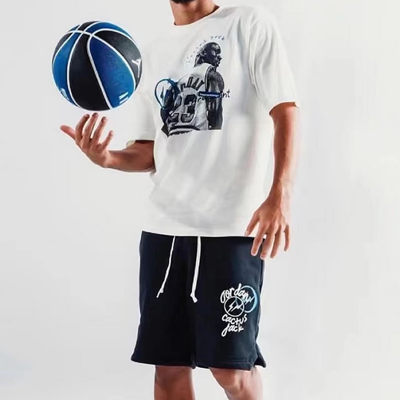 Travis Scott Cactus Jack Jordan T Shirt Khaki Desert White Shorts Black (2) - www.kitistry.com Travis Scott Cactus Jack Jordan T Shirt Khaki Desert White Shorts Black (2) - www.kitistry.com