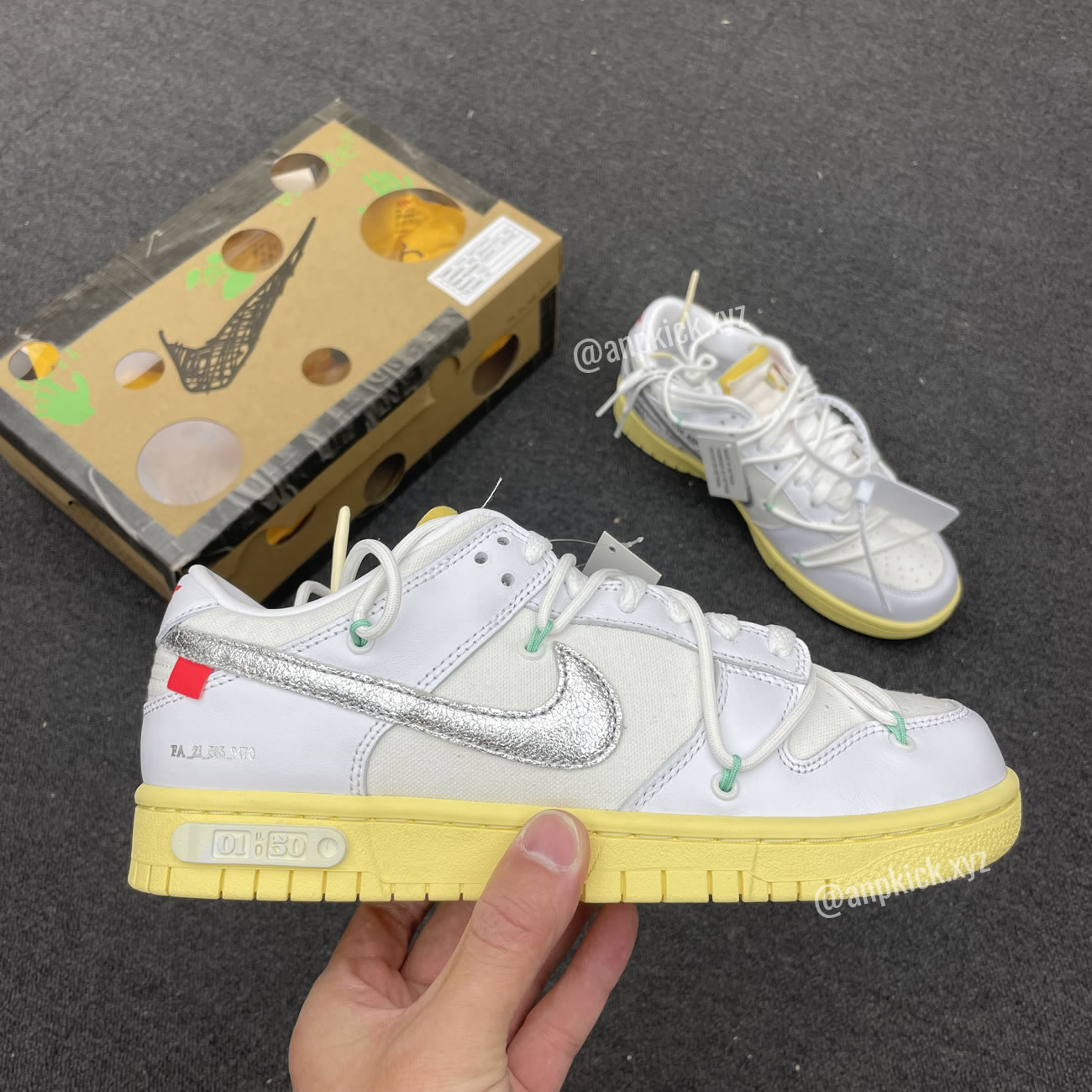 Off White Nike Sb Dunk Low Lot 1 White Metallic Silver Anpkick Dm1602 127 (1) - www.kitistry.com Off White Nike Sb Dunk Low Lot 1 White Metallic Silver Anpkick Dm1602 127 (1) - www.kitistry.com