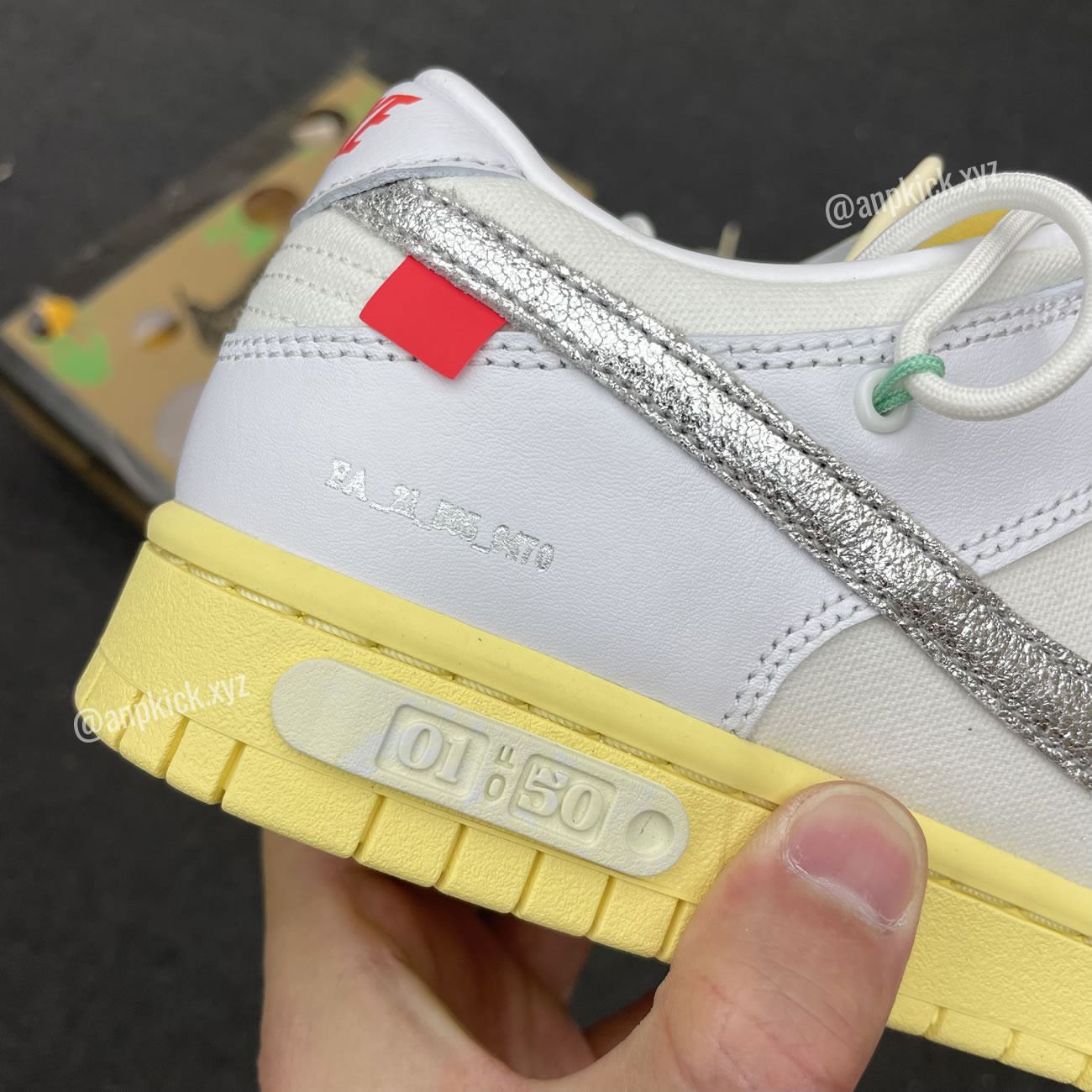 Off White Nike Sb Dunk Low Lot 1 White Metallic Silver Anpkick Dm1602 127 (3) - www.kitistry.com Off White Nike Sb Dunk Low Lot 1 White Metallic Silver Anpkick Dm1602 127 (3) - www.kitistry.com