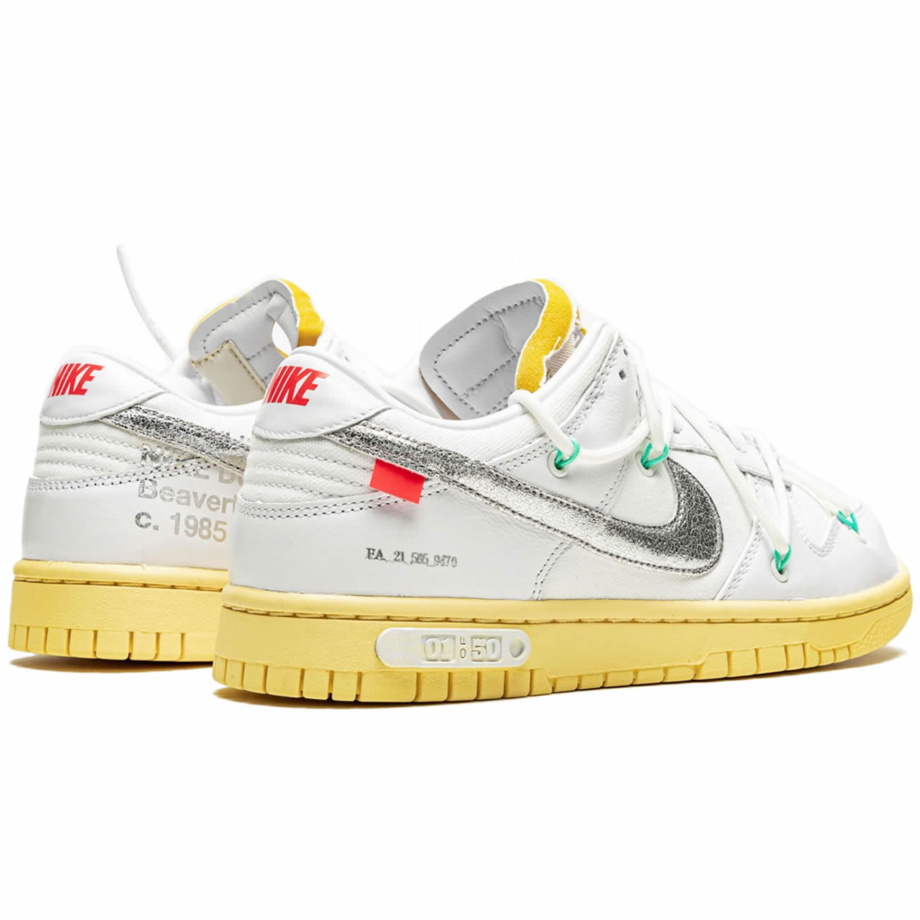 Off White Nike Sb Dunk Low Lot 1 White Metallic Silver Dm1602 127 (4) - www.kitistry.com Off White Nike Sb Dunk Low Lot 1 White Metallic Silver Dm1602 127 (4) - www.kitistry.com