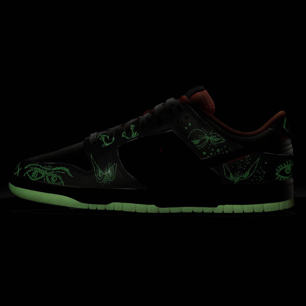 Nike Dunk Low Halloween Sail Starfish Black Dd3357 100 (4) - www.kitistry.com