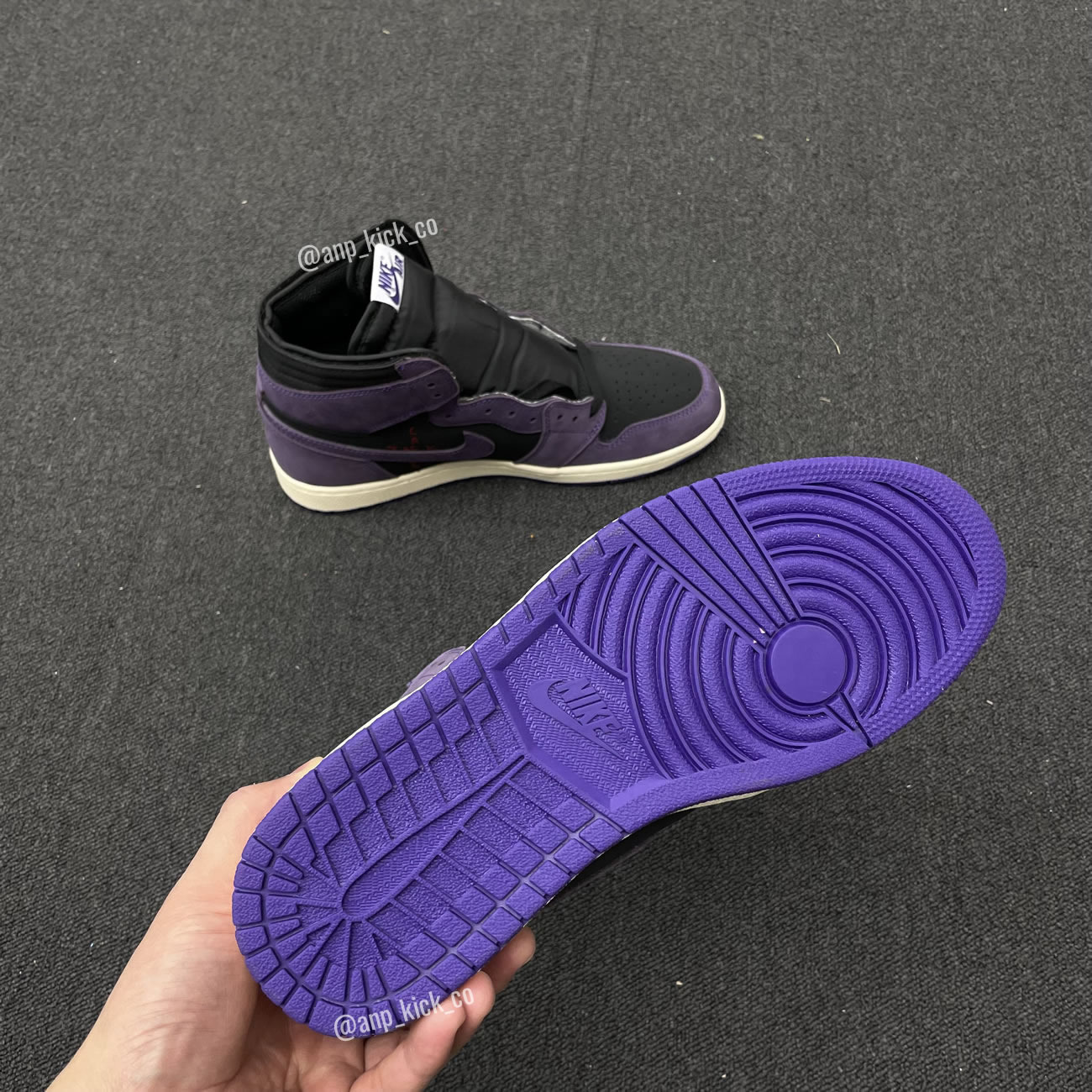 Travis Scott Air Jordan 1 High Og Sp Purple Black Anpkick Custom Making (6) - www.kitistry.com Travis Scott Air Jordan 1 High Og Sp Purple Black Anpkick Custom Making (6) - www.kitistry.com
