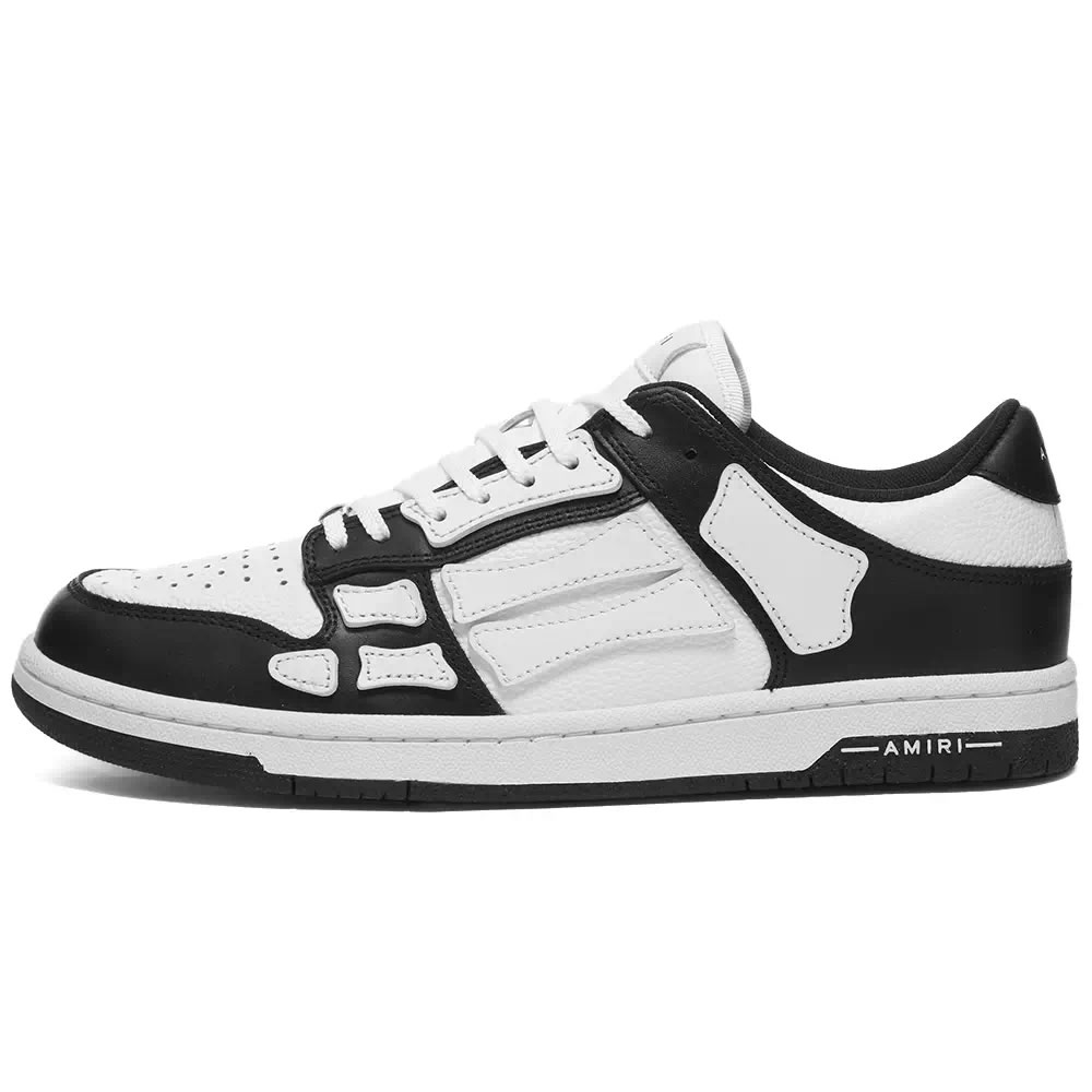 A M I R I Skel Top Low Leather Sneakers Black White Mfs003 000 (1) - www.kitistry.com A M I R I Skel Top Low Leather Sneakers Black White Mfs003 000 (1) - www.kitistry.com