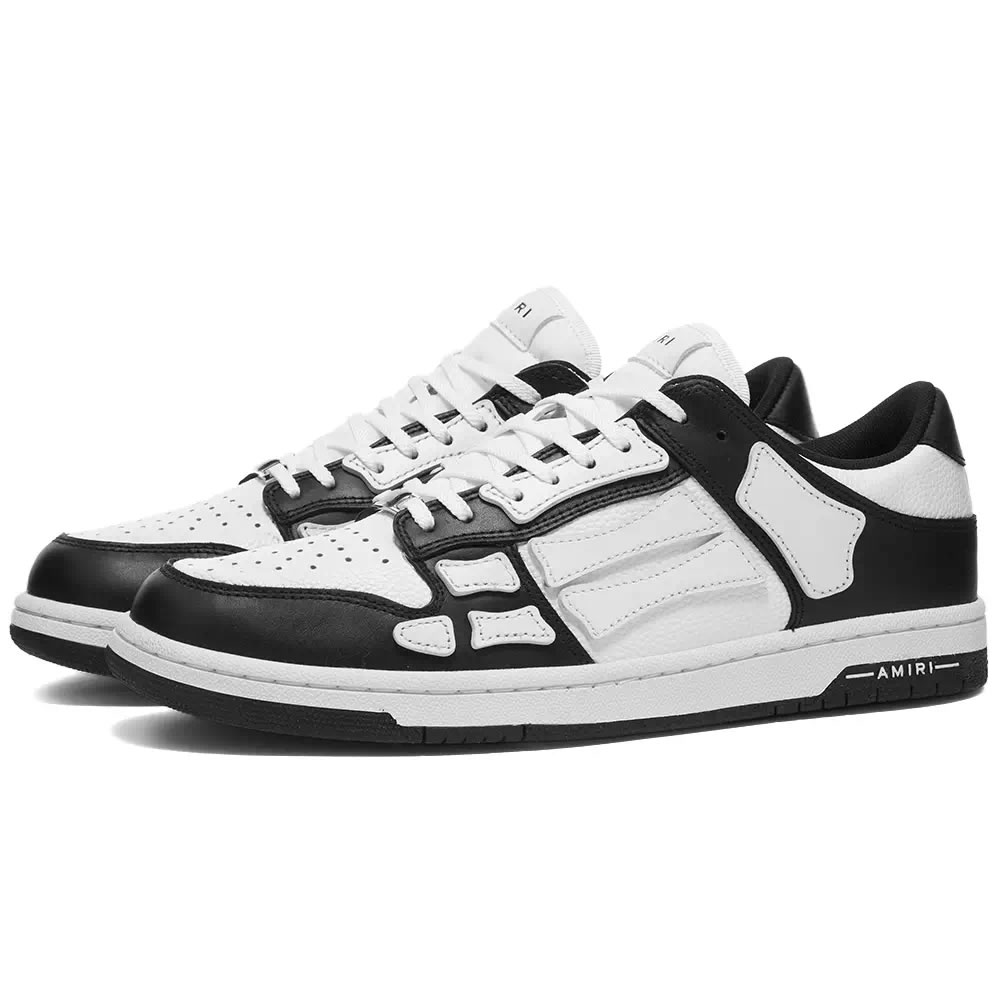A M I R I Skel Top Low Leather Sneakers Black White Mfs003 000 (2) - www.kitistry.com A M I R I Skel Top Low Leather Sneakers Black White Mfs003 000 (2) - www.kitistry.com