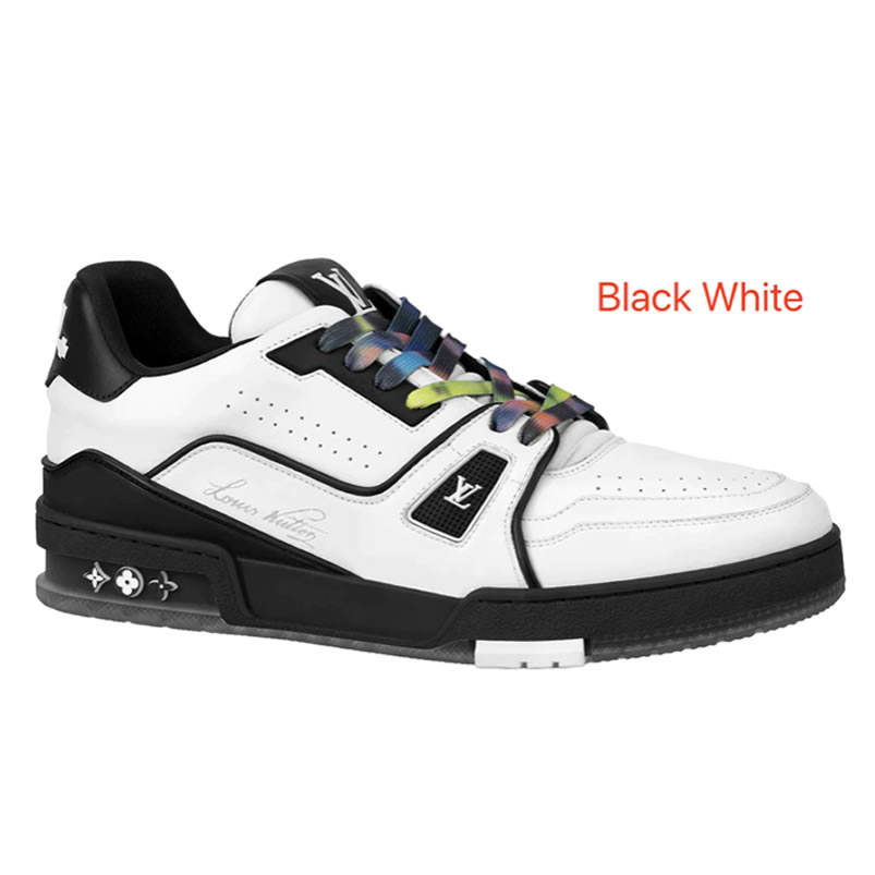 New L V Trainer Sneaker Shoes Black White (1) - www.kitistry.com New L V Trainer Sneaker Shoes Black White (1) - www.kitistry.com