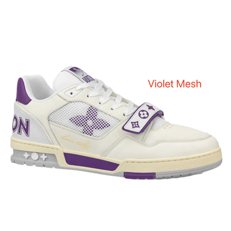 New L V Trainer Sneaker Shoes Violet Mesh (1) - www.kitistry.com New L V Trainer Sneaker Shoes Violet Mesh (1) - www.kitistry.com