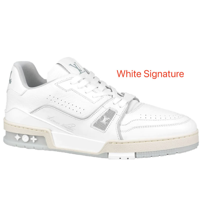 New L V Trainer Sneaker Shoes White Signature (1) - www.kitistry.com New L V Trainer Sneaker Shoes White Signature (1) - www.kitistry.com