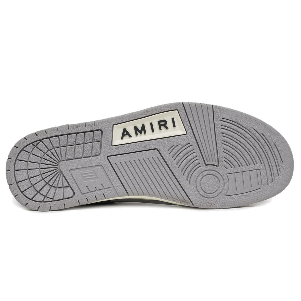 A M I R I Skel Top Low Leather Sneakers Grey White Mfs003 043 (6) - www.kitistry.com A M I R I Skel Top Low Leather Sneakers Grey White Mfs003 043 (6) - www.kitistry.com