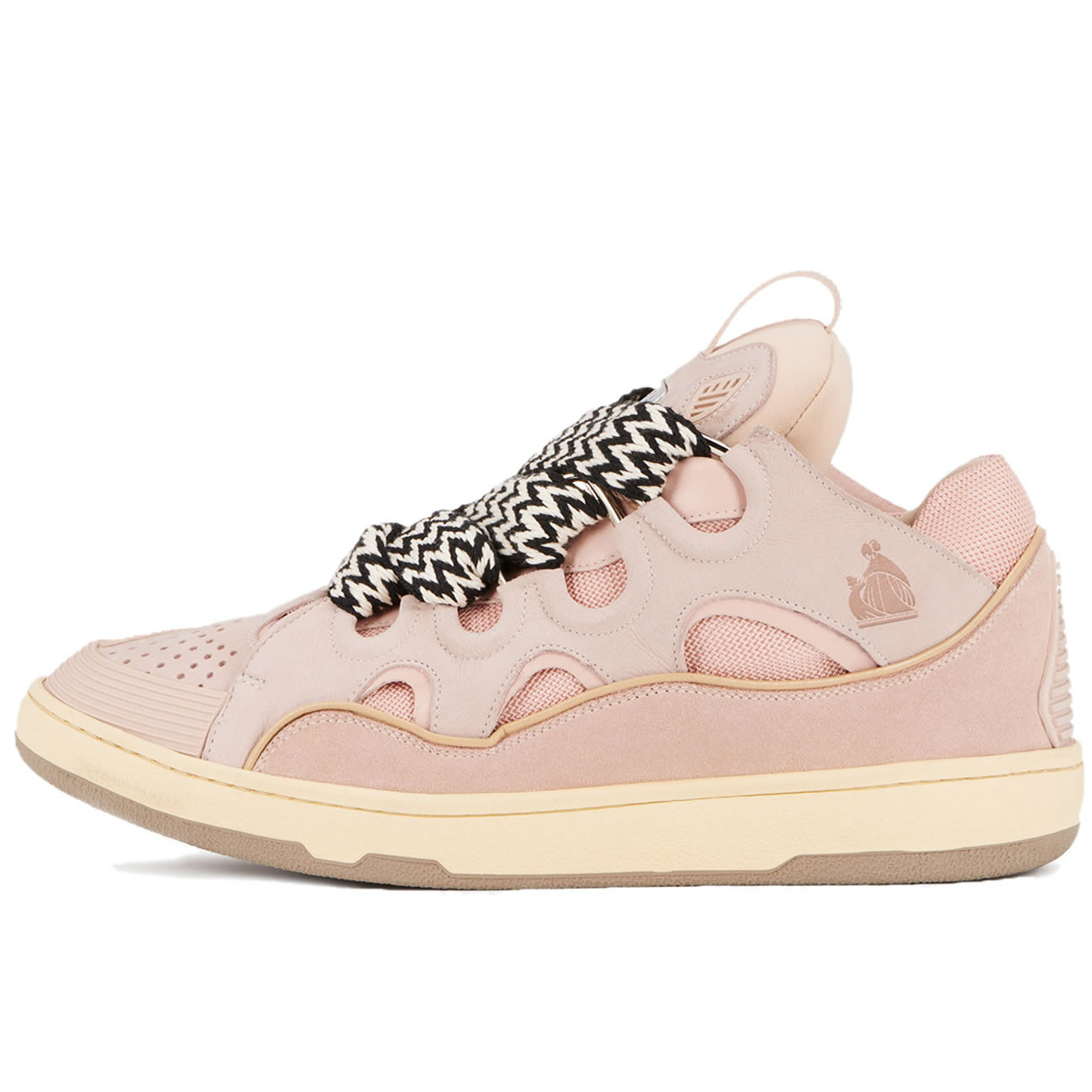 L A N V I N Leather Curb Sneakers Pink Drag A2051 (1) - www.kitistry.com L A N V I N Leather Curb Sneakers Pink Drag A2051 (1) - www.kitistry.com