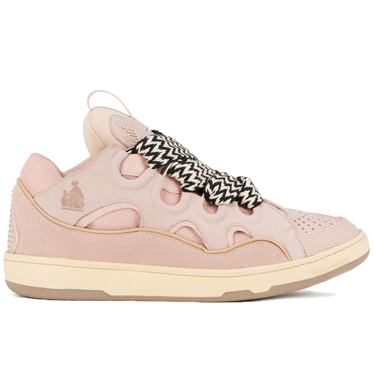 L A N V I N Leather Curb Sneakers Pink Drag A2051 (2) - www.kitistry.com L A N V I N Leather Curb Sneakers Pink Drag A2051 (2) - www.kitistry.com