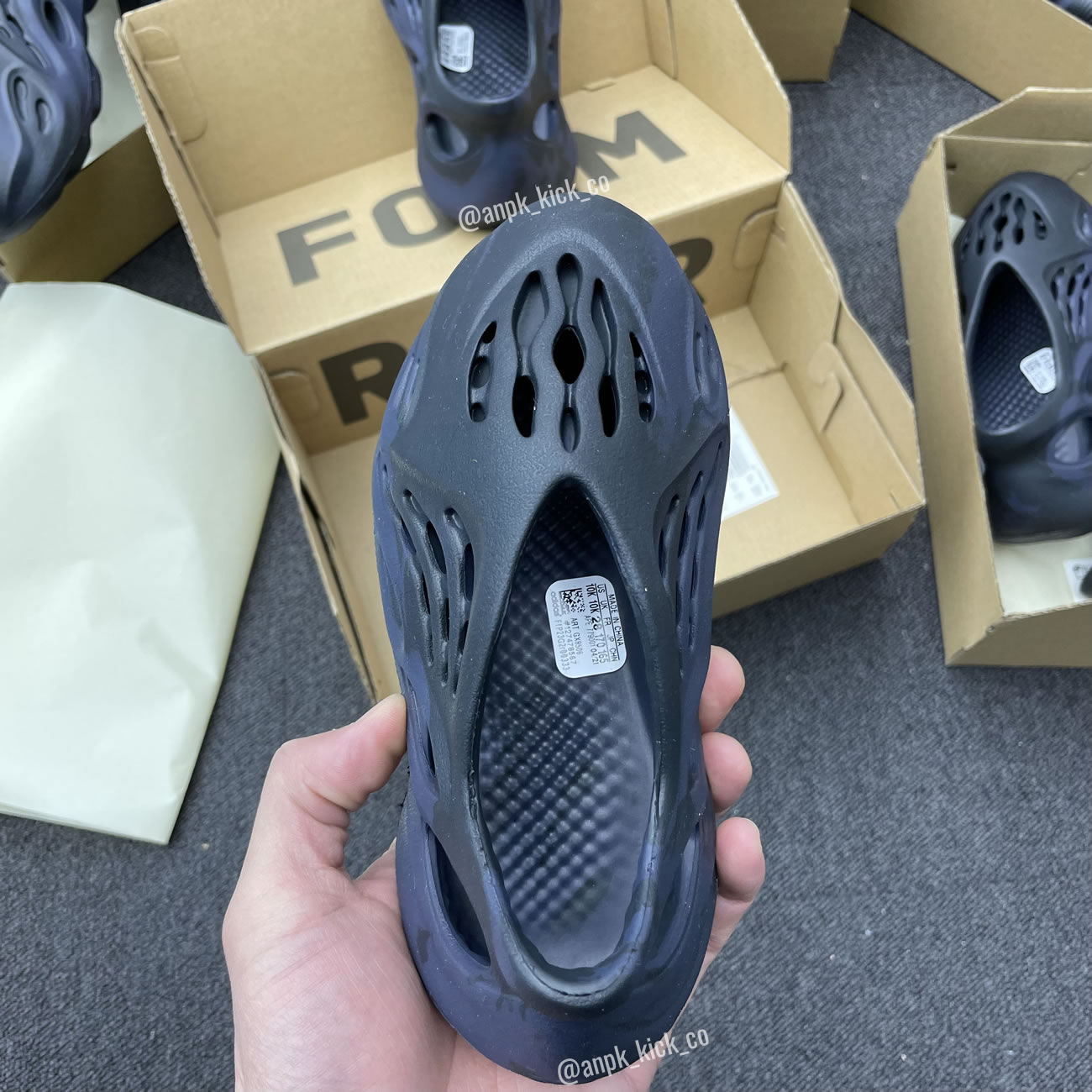 Adidas Yeezy Foam Rnnr Mineral Blue Kids Anpkick Gx8506 (2) - www.kitistry.com