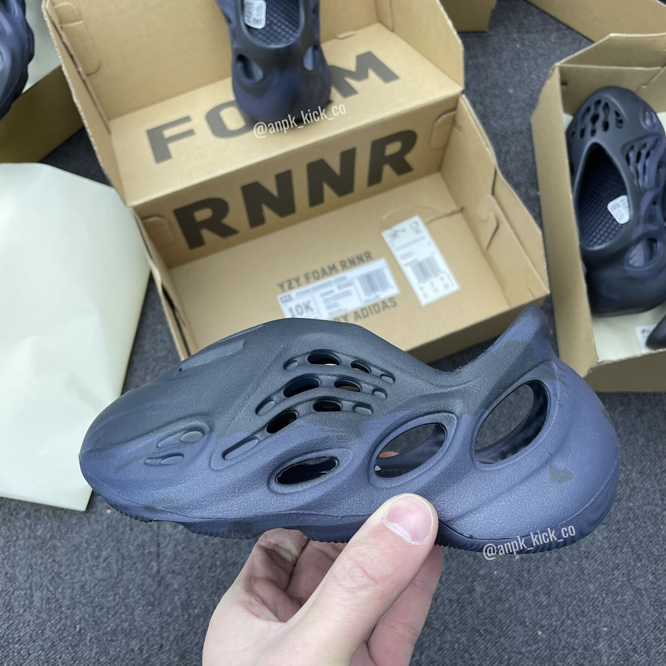 Adidas Yeezy Foam Rnnr Mineral Blue Kids Anpkick Gx8506 (4) - www.kitistry.com