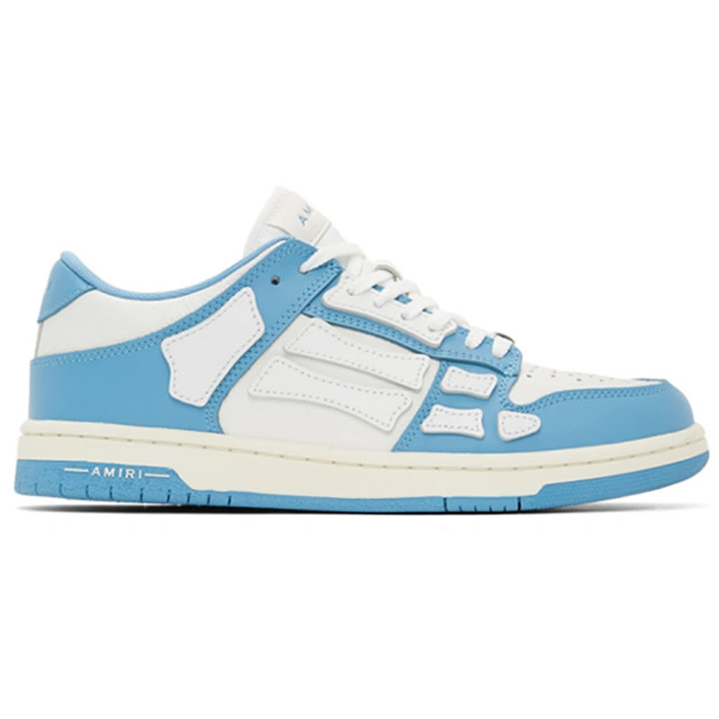 A M I R I Skel Top Low Leather Sneakers Blue Mfs003 462 (2) - www.kitistry.com A M I R I Skel Top Low Leather Sneakers Blue Mfs003 462 (2) - www.kitistry.com