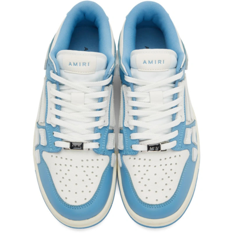A M I R I Skel Top Low Leather Sneakers Blue Mfs003 462 (4) - www.kitistry.com A M I R I Skel Top Low Leather Sneakers Blue Mfs003 462 (4) - www.kitistry.com