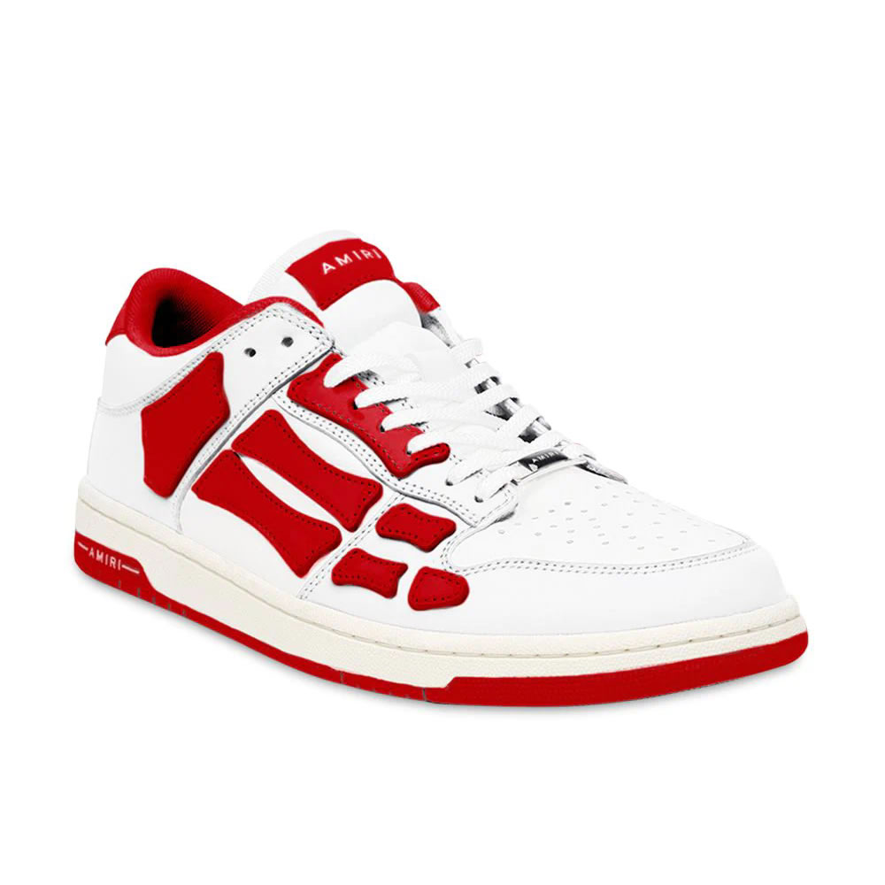 A M I R I Skel Top Low Leather Sneakers Red Mfs003 124 (4) - www.kitistry.com