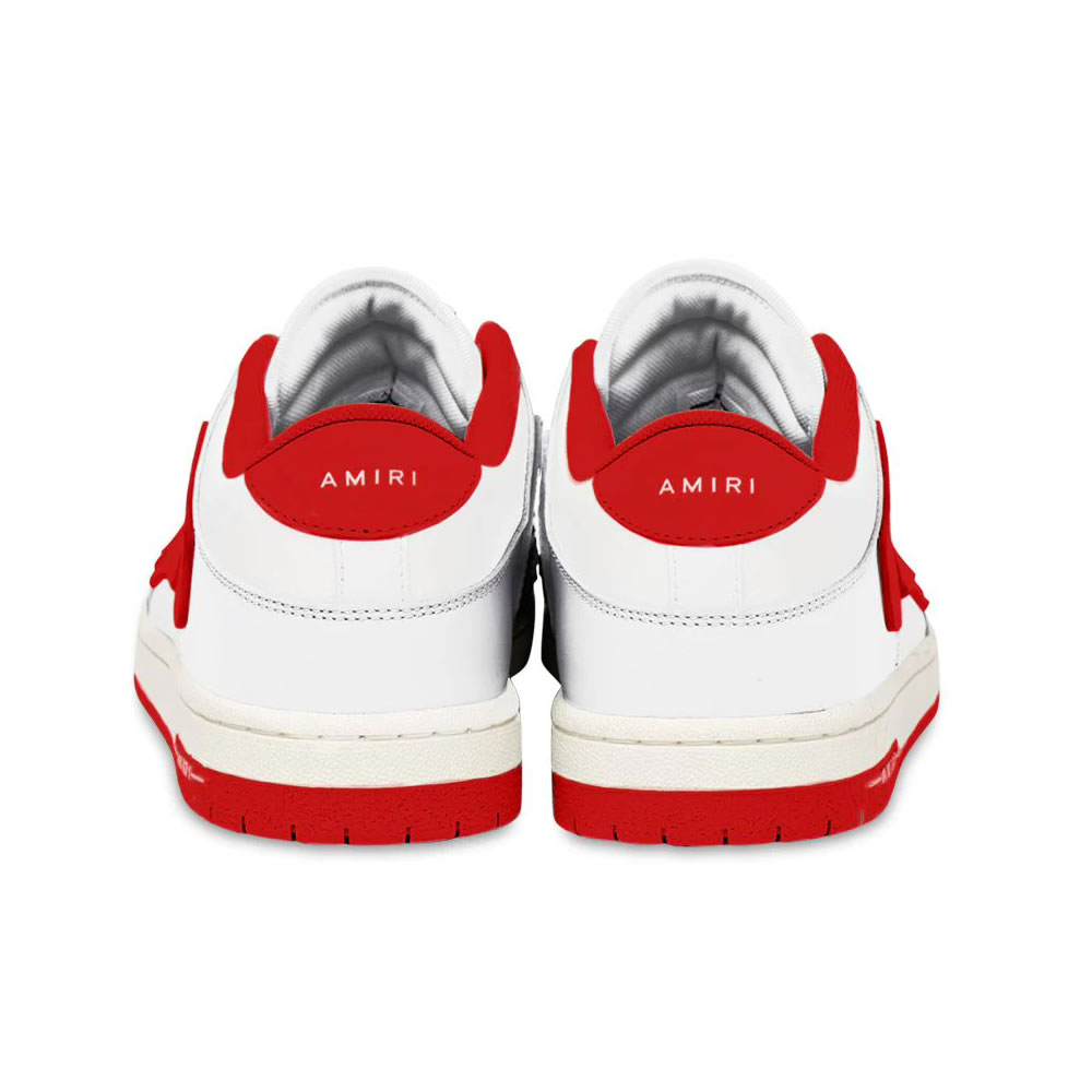 A M I R I Skel Top Low Leather Sneakers Red Mfs003 124 (5) - www.kitistry.com