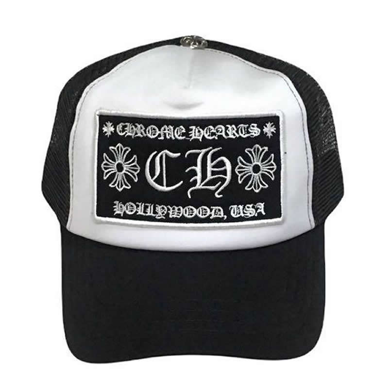 Ch Ro Me Hearts Ch Hollywood Trucker Hat Black White - www.kitistry.com Ch Ro Me Hearts Ch Hollywood Trucker Hat Black White - www.kitistry.com
