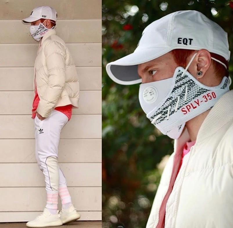Adidas Yeezy Boost 350 V2 Zebra Face Mask (3) - www.kitistry.com