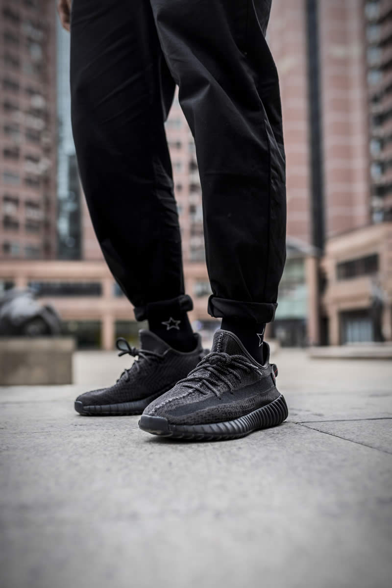 Adidas Yeezy Boost 350 V2 Black None Refective On Feet Fu9013 (1) - www.kitistry.com Adidas Yeezy Boost 350 V2 Black None Refective On Feet Fu9013 (1) - www.kitistry.com