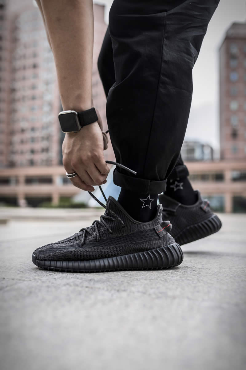 Adidas Yeezy Boost 350 V2 Black None Refective On Feet Fu9013 (2) - www.kitistry.com Adidas Yeezy Boost 350 V2 Black None Refective On Feet Fu9013 (2) - www.kitistry.com